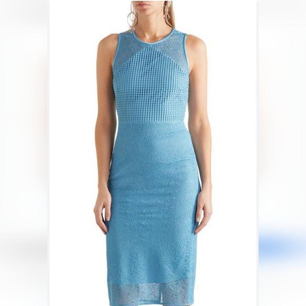 DVF twig and circle lace dress